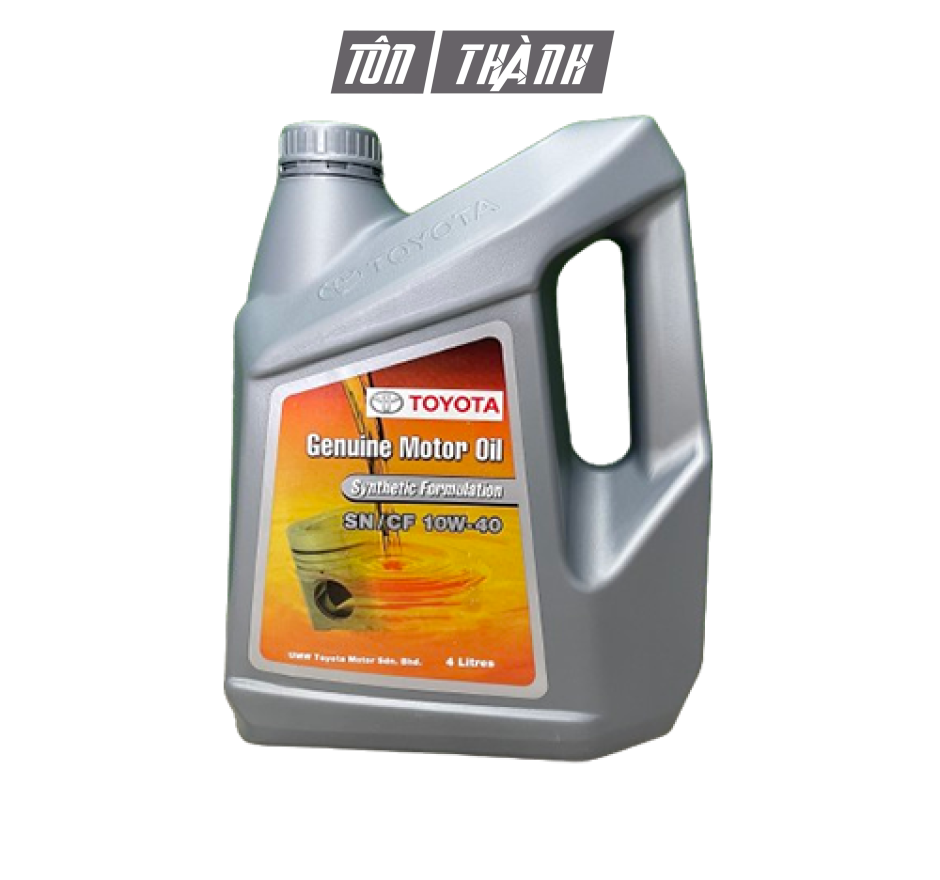 DẦU NHỚT TOYOTA GENUINE MOTOR OIL SN/CF 10W-40 (4 LÍT)