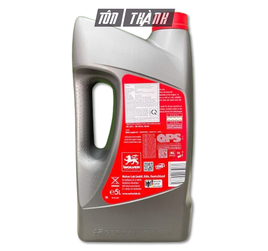 Dầu Nhớt Ô Tô Cao Cấp Wolver Super Dynamic 10w40 (5 Lít)