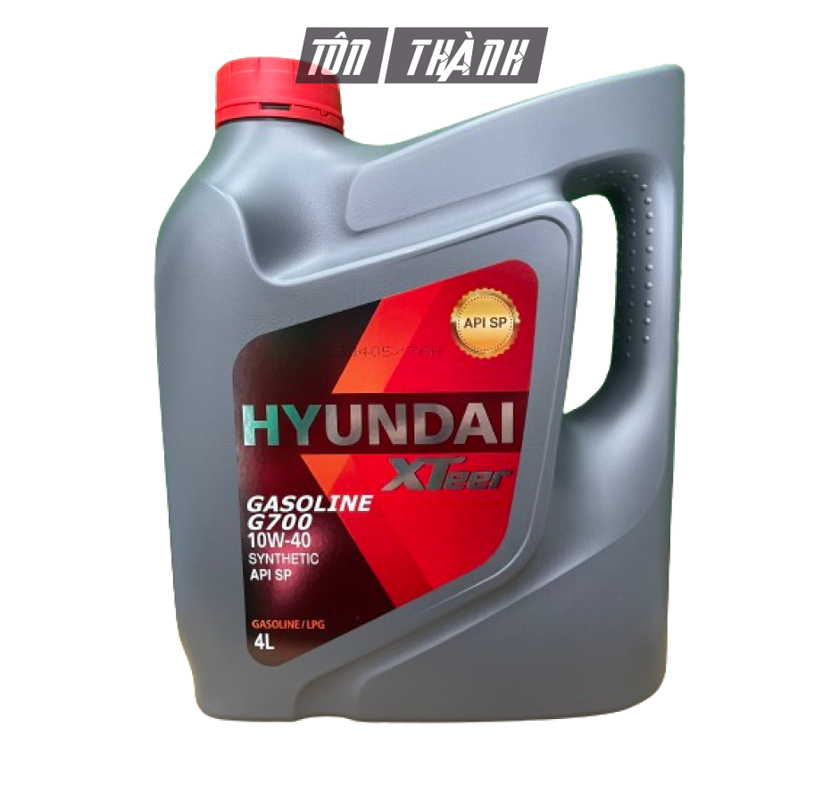 DẦU NHỚT Ô TÔ MÁY XĂNG HYUNDAI XTEER G700 10W40 (4 LÍT)