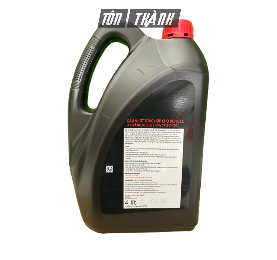 DẦU NHỚT TỔNG HỢP ĐỘNG CƠ 4T - MITSUBISHI SN/CF_5W30 (4 LÍT)