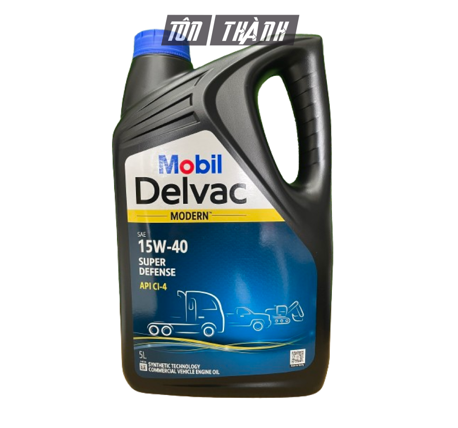 DẦU NHỚT ĐỘNG CƠ DIESEL MOBIL DELVAC 15W-40 (5 LÍT)
