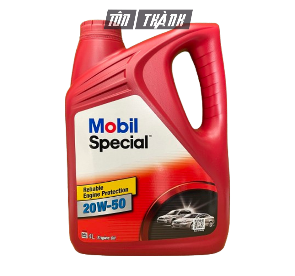 DẦU NHỚT ĐỘNG CƠ MÁY XĂNG MOBIL SPECIAL 20W50 API SL,SJ (4 LÍT)