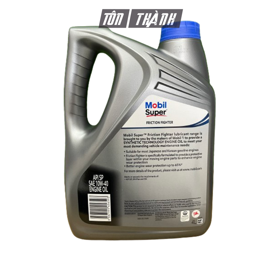 DẦU NHỚT MOBIL SUPER 10W-40 API SP (4 LÍT)