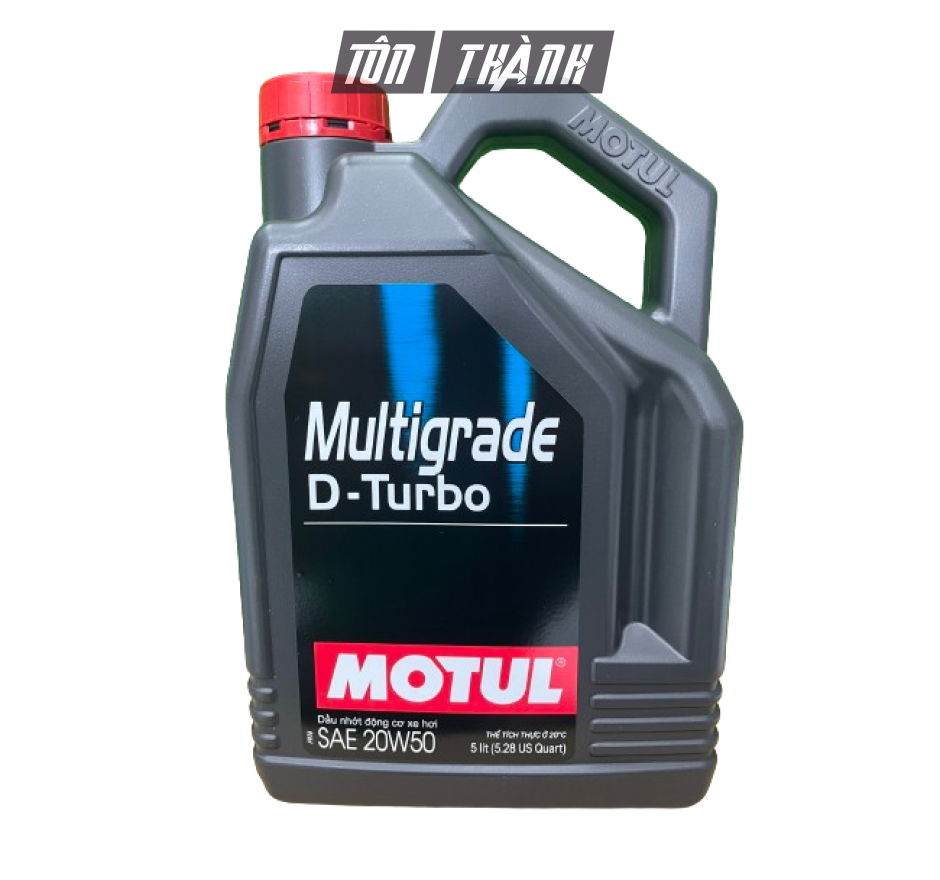 DẦU NHỚT CAO CẤP MOTUL MULTIGRADE D-TURBO 20W50 (5 LÍT)