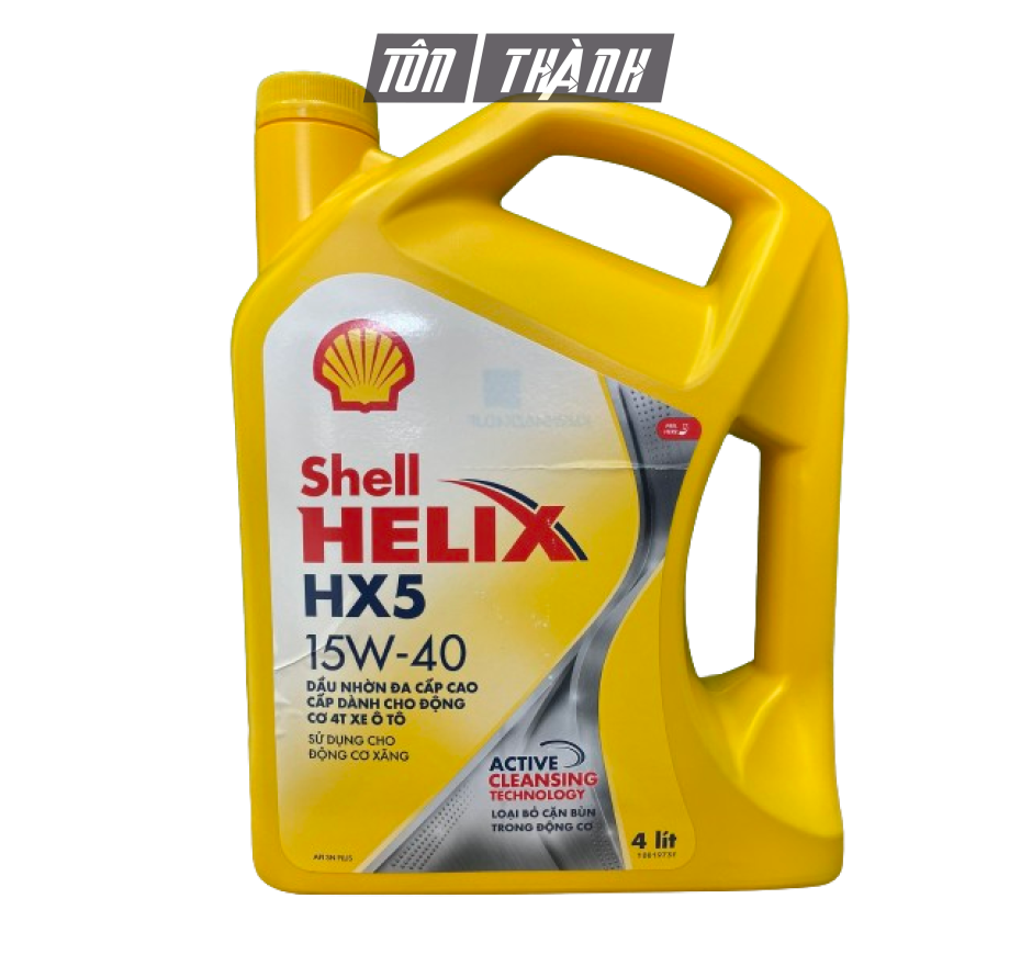 DẦU NHỚT ĐỘNG CƠ SHELL HELIX HX5 15W-40 (4 LÍT)