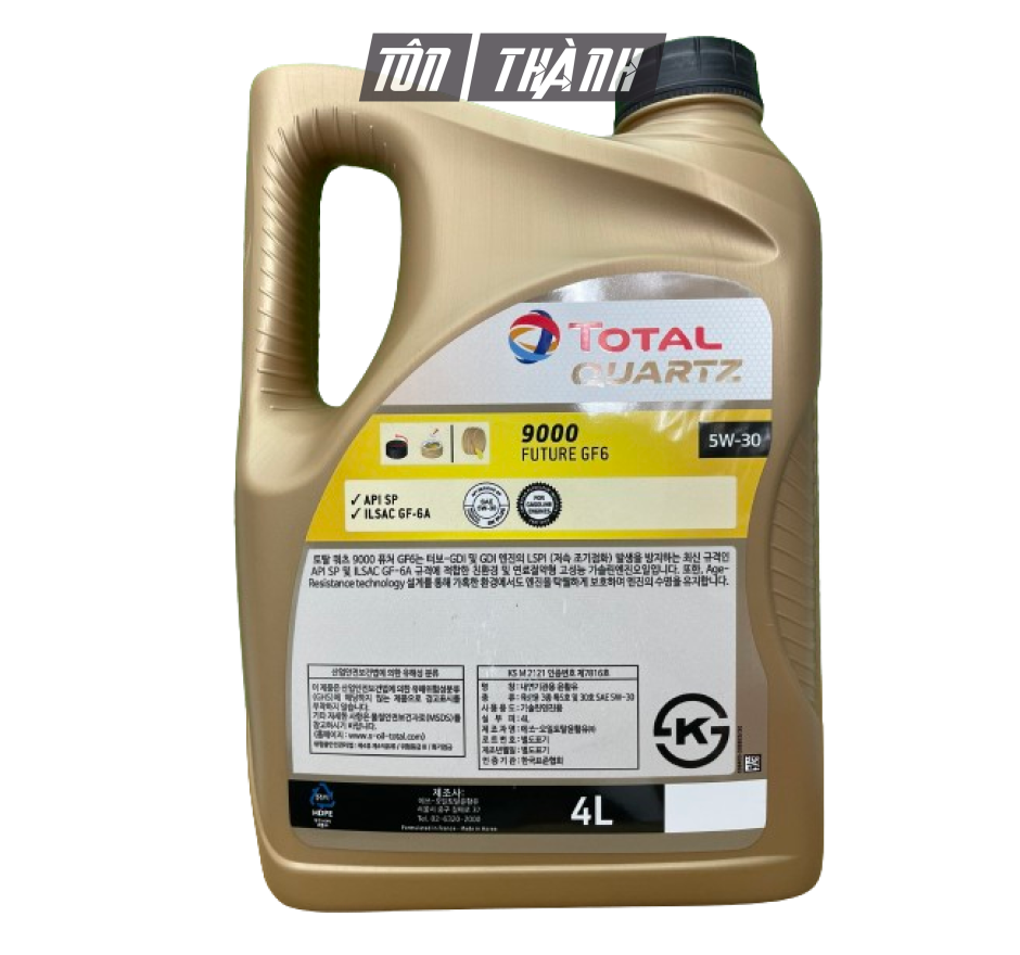 DẦU NHỚT TOTAL QUARTZ 9000 FUTURE GF6 5W-30 (4 LÍT)