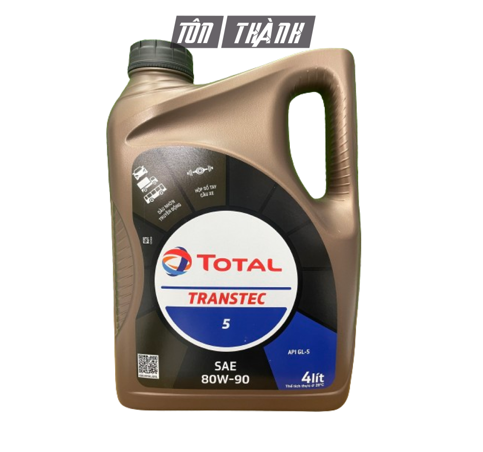 DẦU HỘP SỐ Ô TÔ TOTAL TRANSTEC 5 80W-90 (4 LÍT)