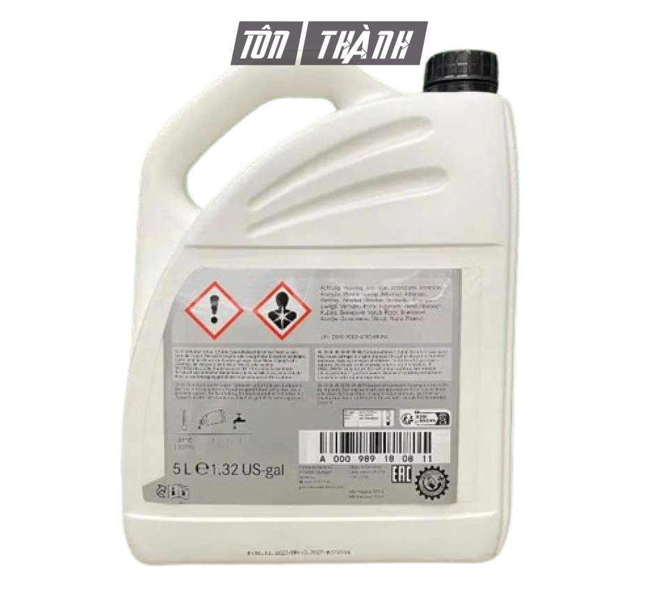 Nước làm mát màu hồng cao cấp Mercedes (5 Lít)