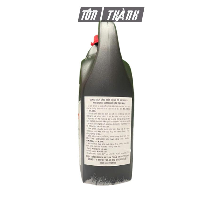Nước làm mát màu đỏ Prestone Command Coolant 50/50 (3.78 Lít)
