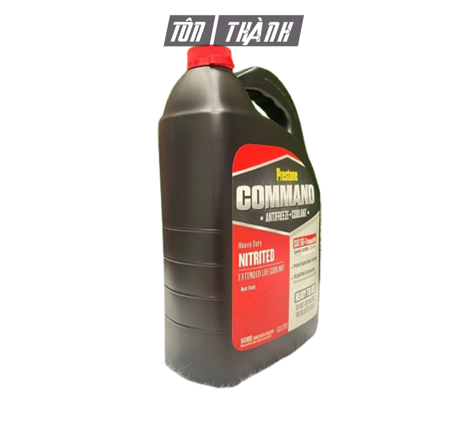 Nước làm mát màu đỏ Prestone Command Coolant 50/50 (3.78 Lít)