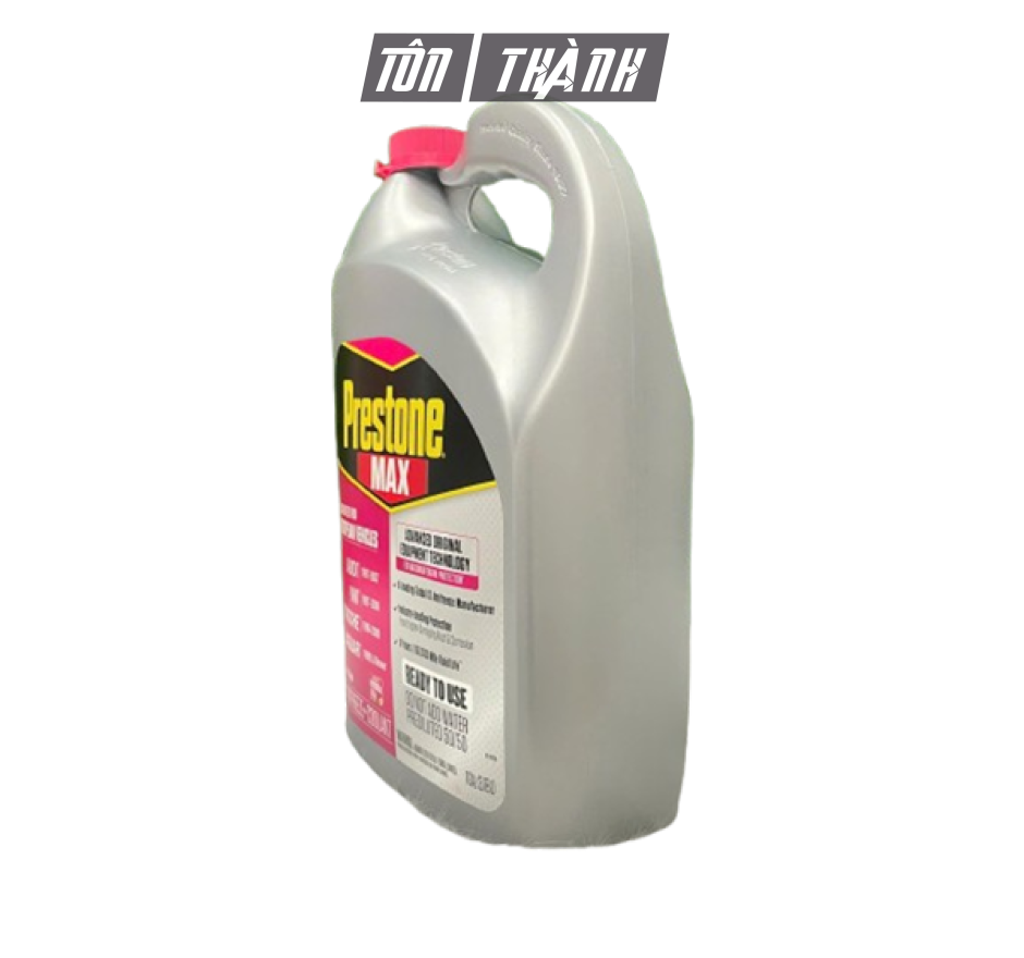 Nước làm mát động cơ Prestone MAX màu hồng chuyên dụng cho xe Châu Âu (3.78 lít)