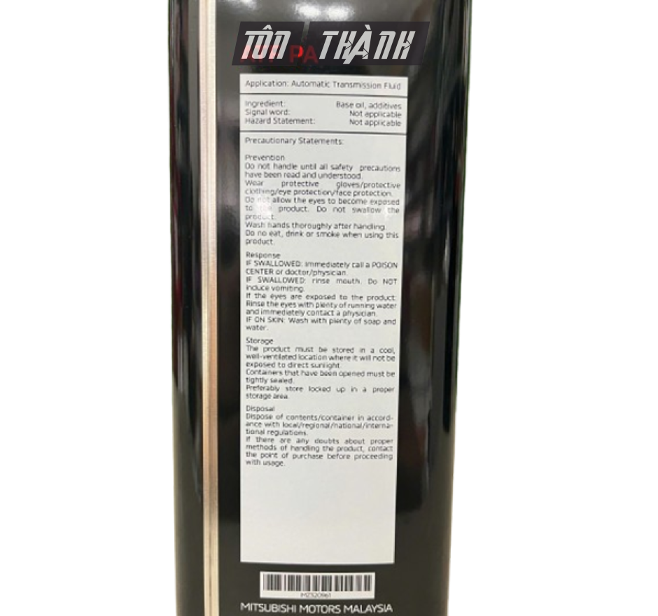 Dầu hộp số tự động Mitsubishi ATF PA (4 Lít)