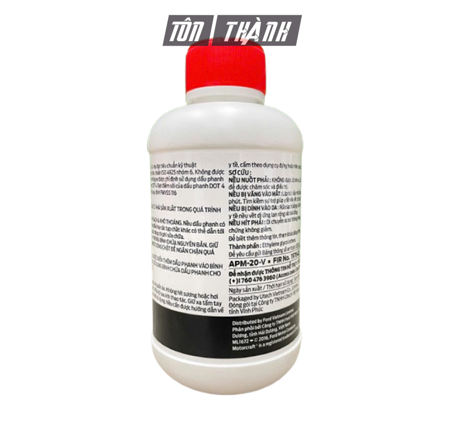 Dầu phanh cao cấp FORD DOT 4 Mã: APM-20-V (500ml)