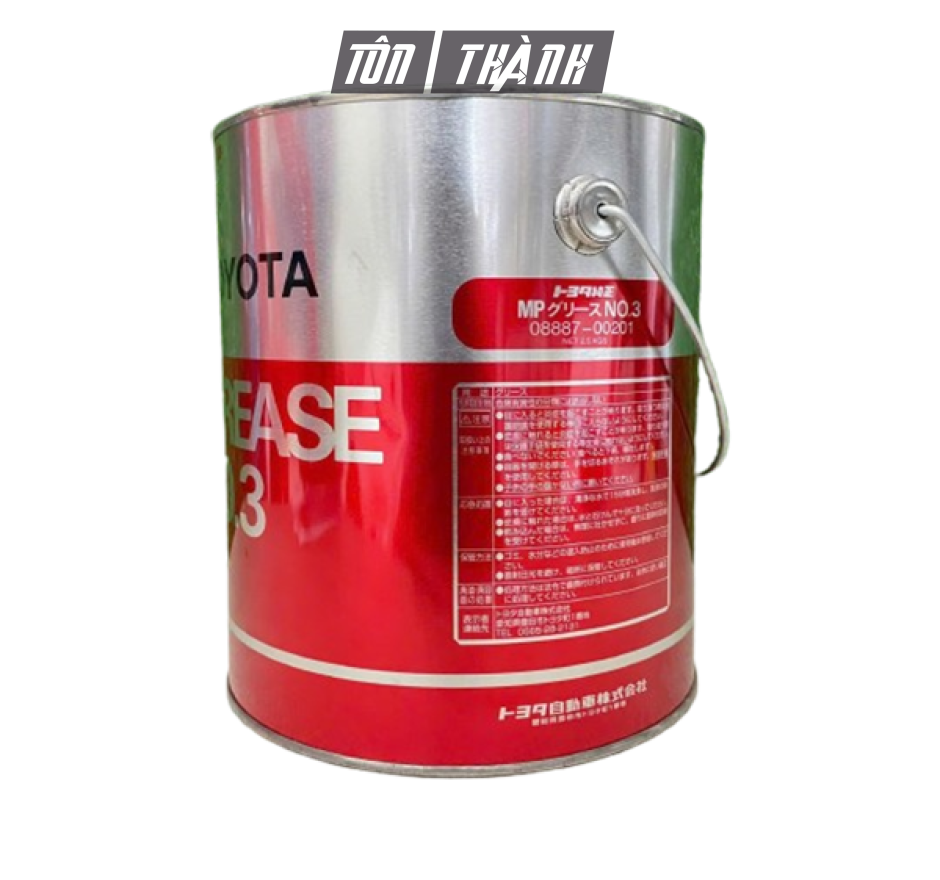 Mỡ bò Toyota Grease No.3 - Bôi Trơn và Bảo Vệ Tối Ưu Cho Xe Toyota (3KG)