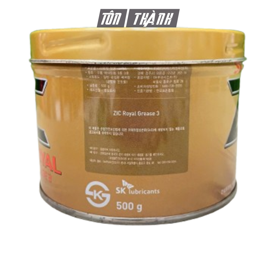 Mỡ bôi trơn đa dụng ZIC ROYAL GREASE 3 (500g) nhập khẩu Hàn Quốc