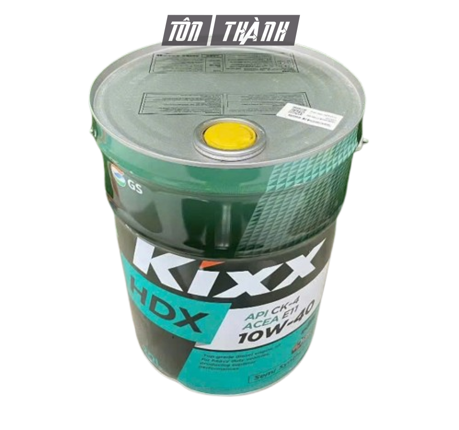 Dầu động cơ cao cấp Kixx HDX CK-4 10W40 (20 Lít)