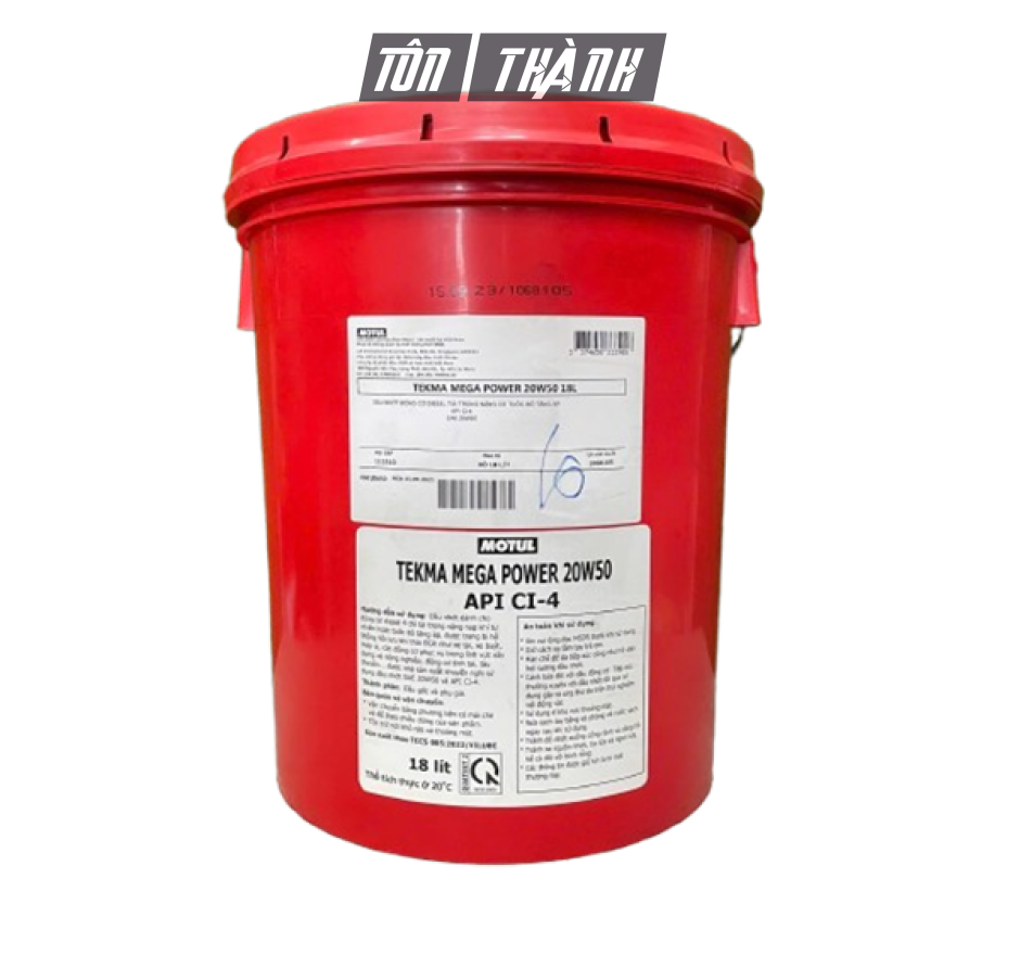 DẦU ĐỘNG CƠ MOTUL TEKMA MEGA POWER 20W50 (18 LÍT)